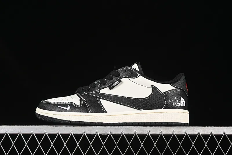 All categories Air Jordan Jordan series basketball shoes Air Jordan 1 Low high-end customized low-top sneakers Air Jordan 1 Low AJ1 Joe 1 North Face joint high-end customized low-top retro basketball shoes XZ5749-007